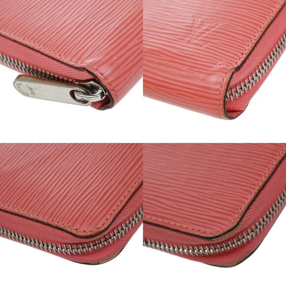 LOUIS VUITTON LV Logo Zippy Long Wallet Epi Leather Pink SHW M60663 65KB105 - Picture 7 of 14
